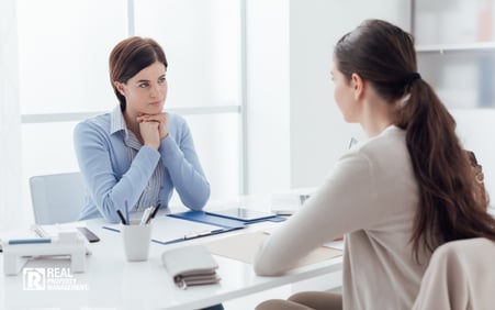 Two women in business meeting