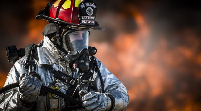 firefighter portrait