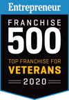 ENTREPRENEUR FRANCHISE 500® TOP FRANCHISES FOR VETERANS